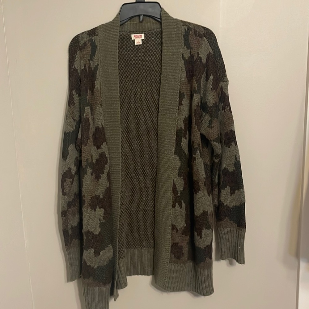Camo sweater